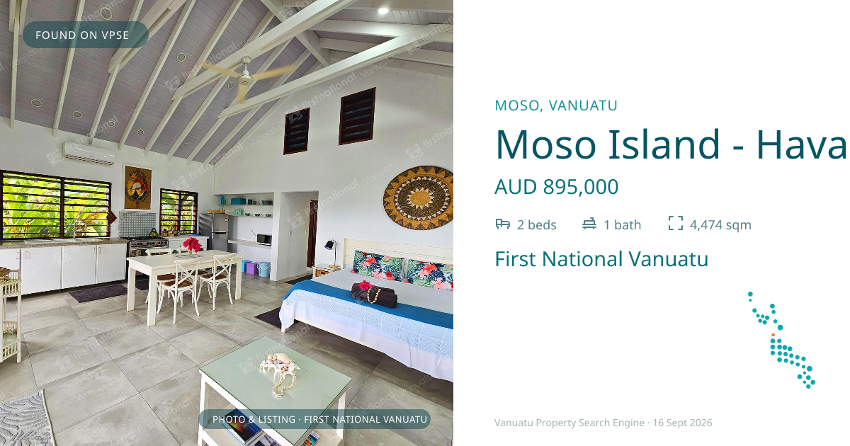 Moso Island - Havannah Harbour,(4539) Vanuatu ,